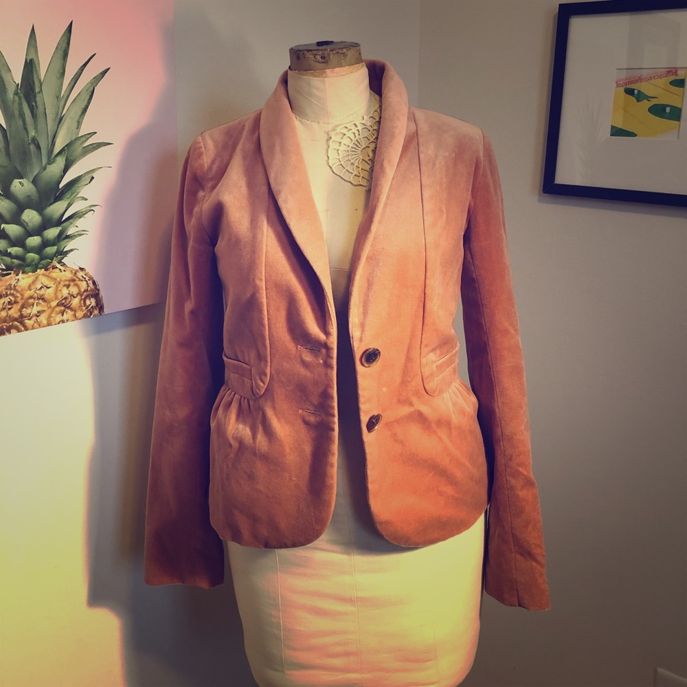 JCrew Velvet Blazer